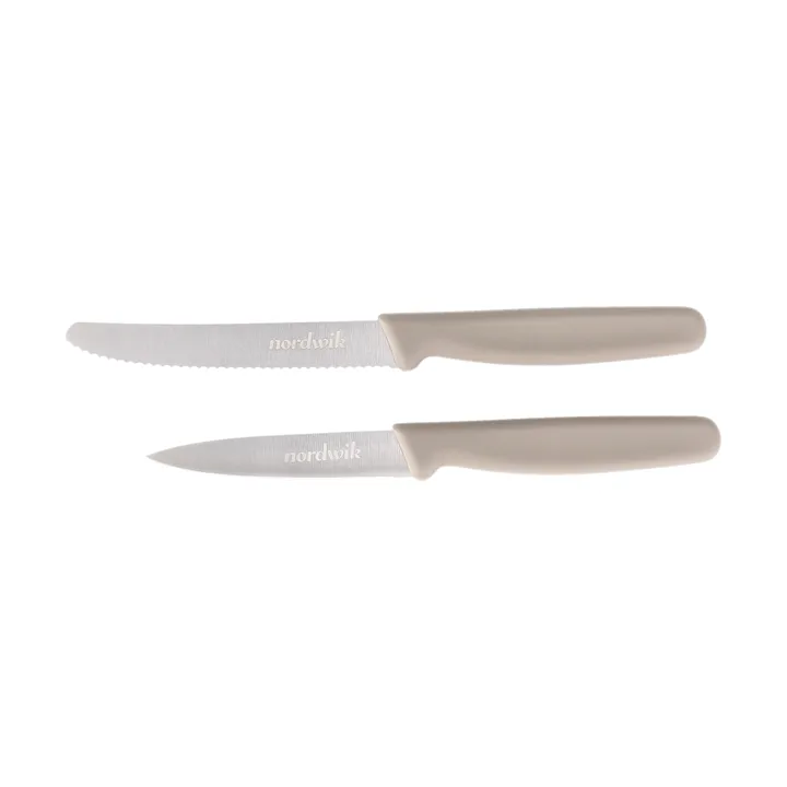 Nordwik paring knife 2 piece - Taupe - Nordwik