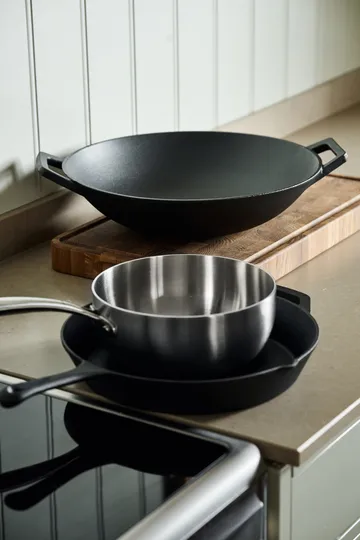 Nordwik wok pan Ø36 cm - Cast iron-black - Nordwik