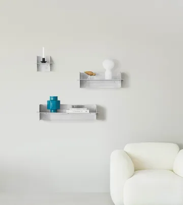 Alu Shelf shelf 25 cm - Aluminium - Normann Copenhagen