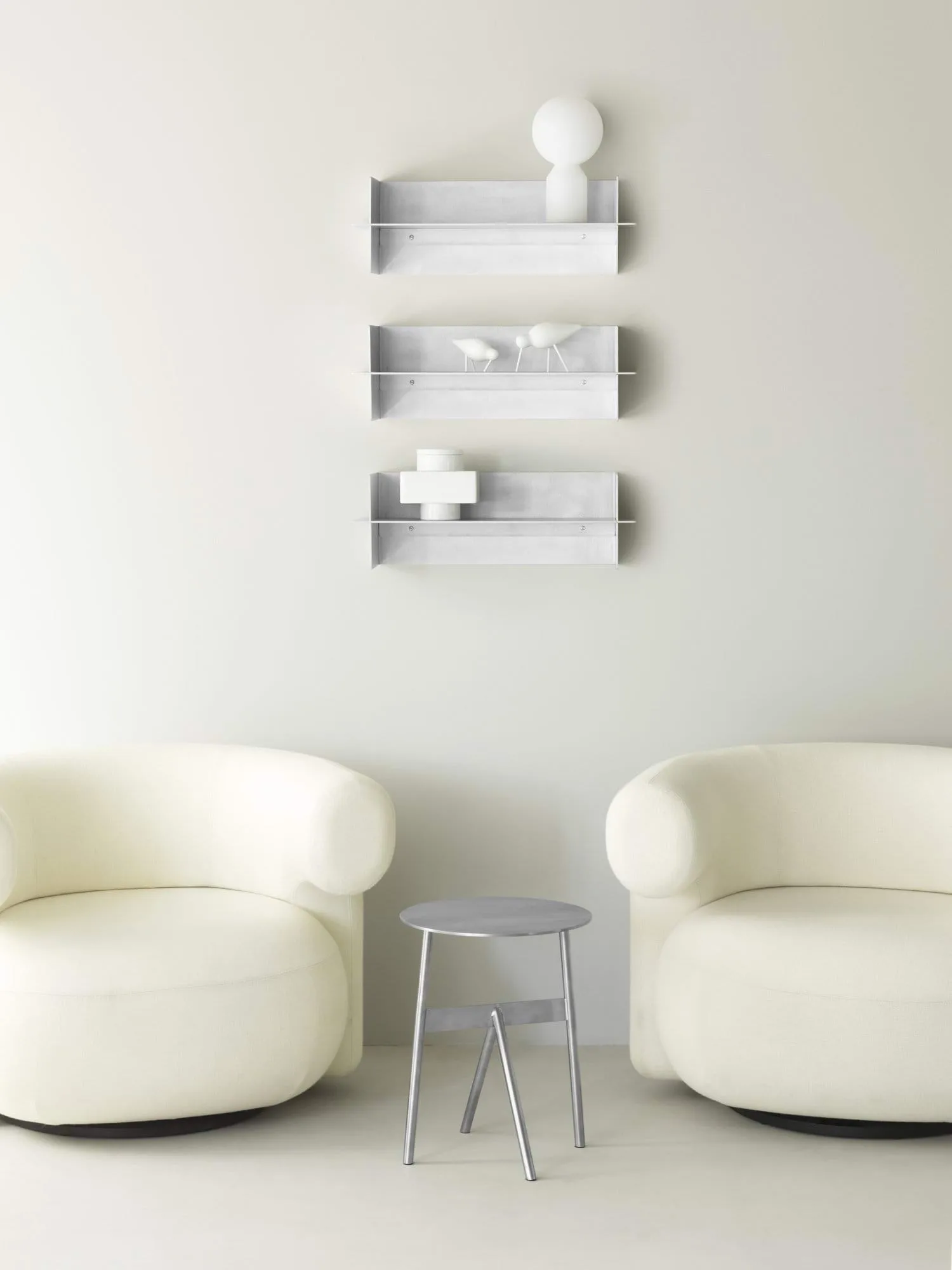 Alu Shelf shelf 60 cm, Aluminium Normann Copenhagen