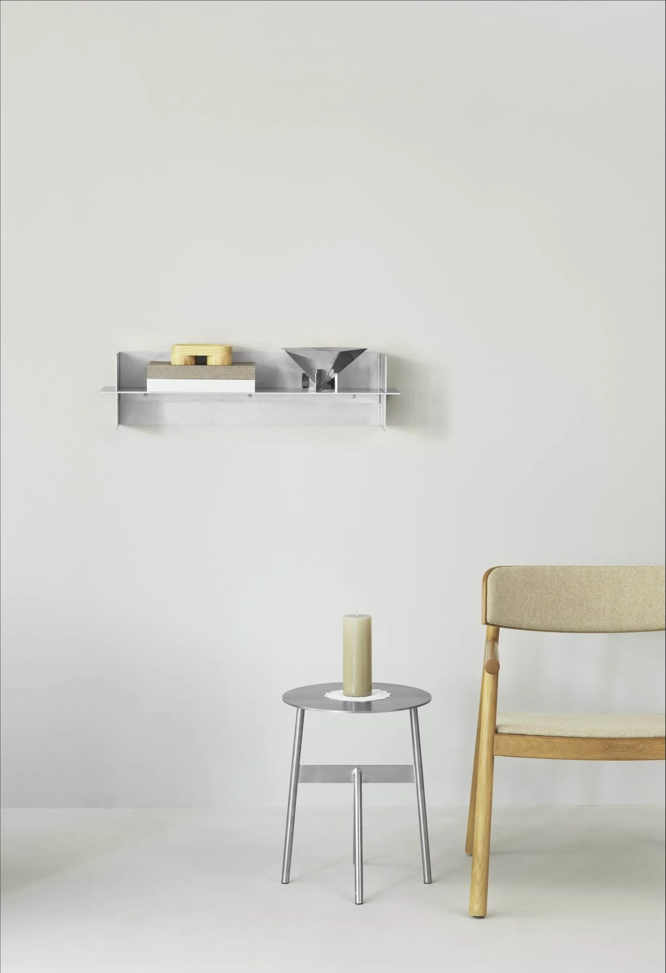 Alu Shelf shelf 80 cm, Aluminium Normann Copenhagen