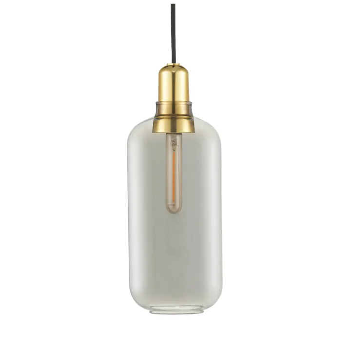 Amp lamp large - Smoke-brass - Normann Copenhagen