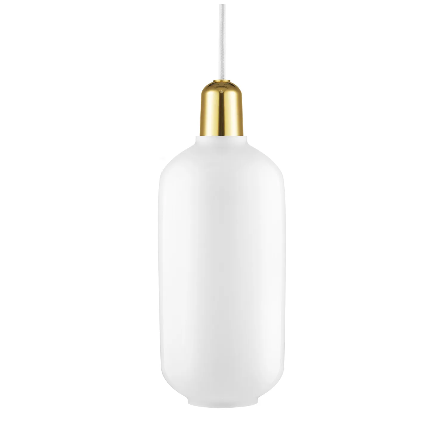 Amp lamp large, white-brass Normann Copenhagen