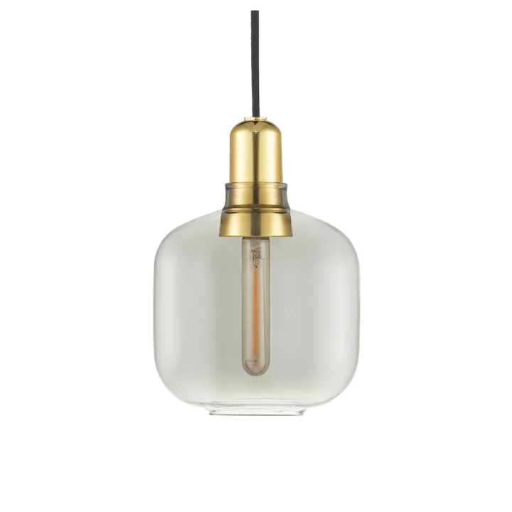 Amp lamp small - Smoke-brass - Normann Copenhagen