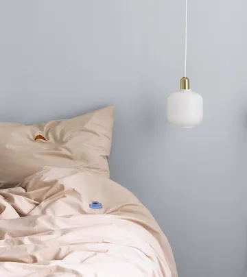 Amp lamp small - white-brass - Normann Copenhagen