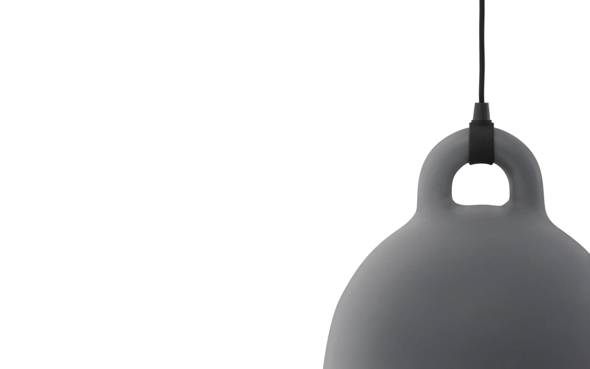 Bell lamp grey, large Normann Copenhagen