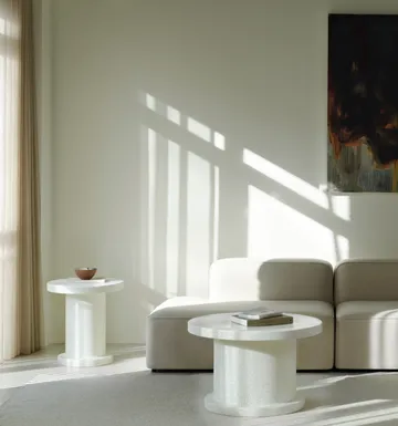 Bit coffee table - White - Normann Copenhagen