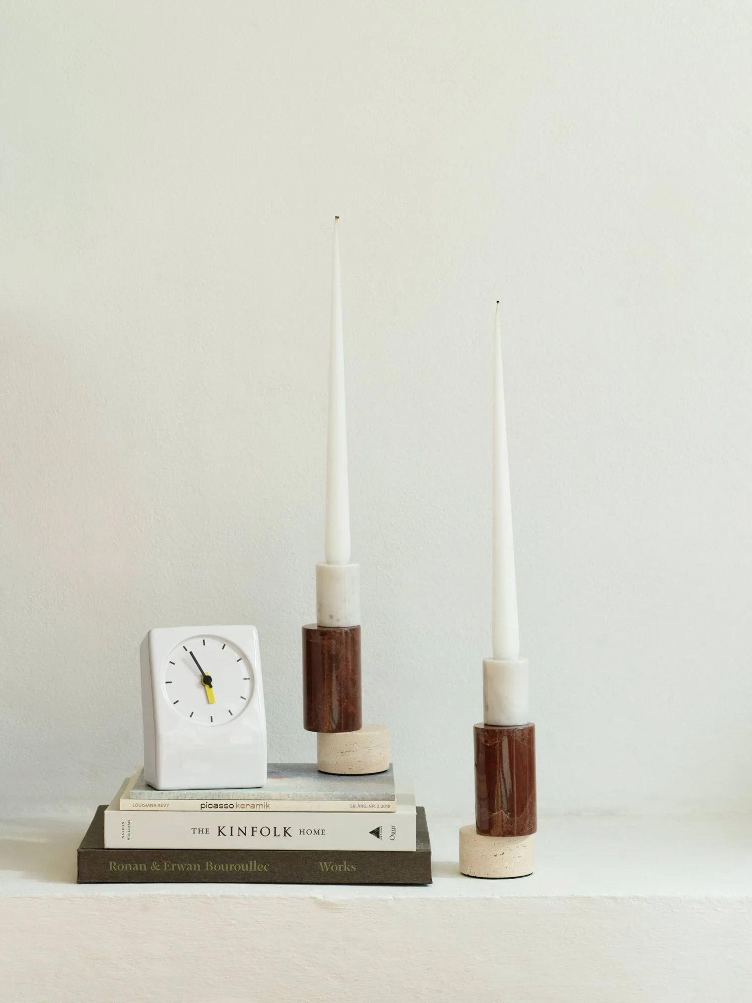 Blox candle holder, Burgundy Normann Copenhagen