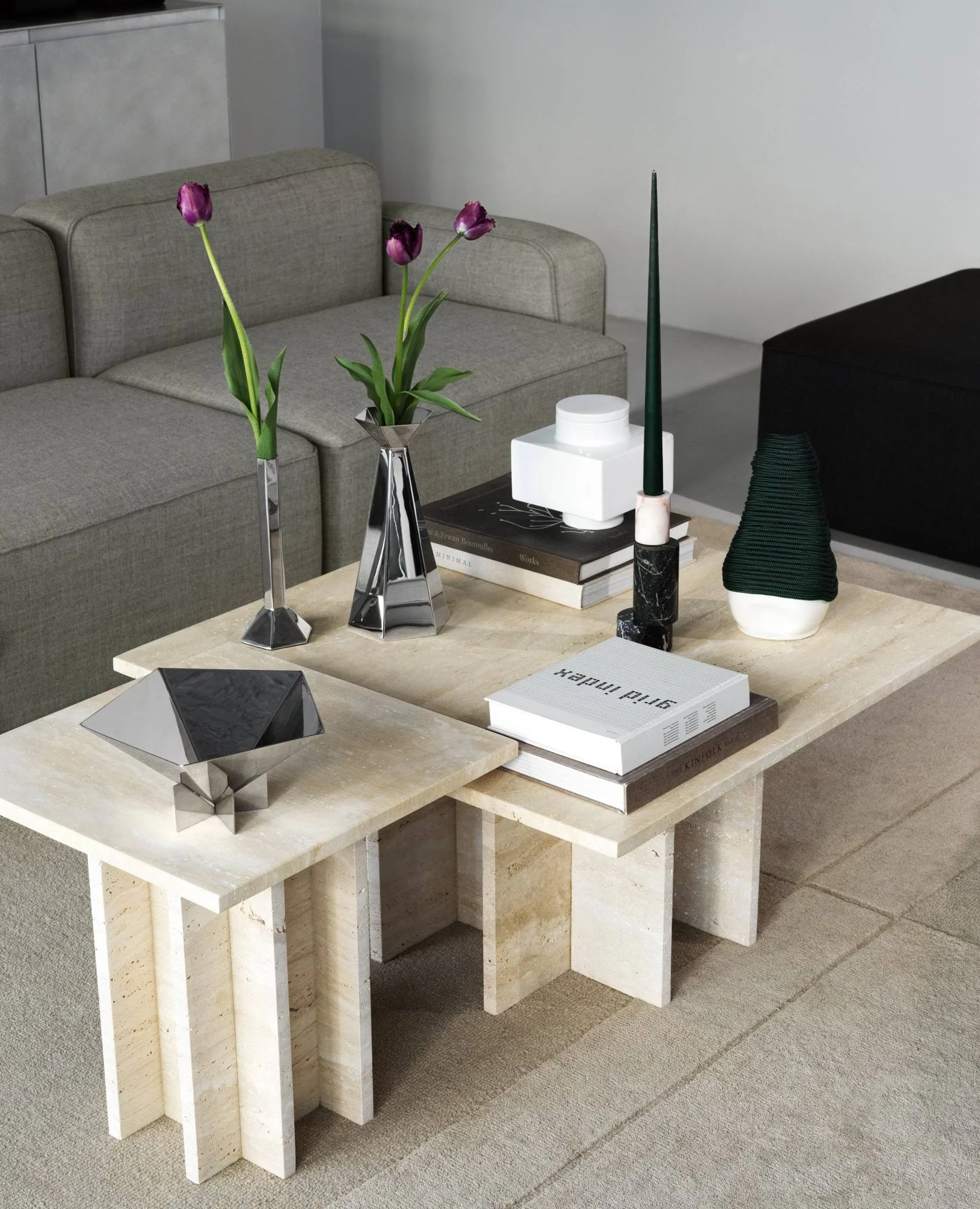 Blox candle holder, Dark Green Normann Copenhagen