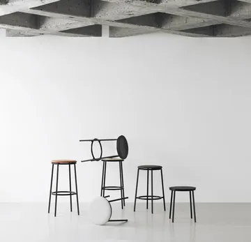 Circa stool 45 cm - Black oak - Normann Copenhagen
