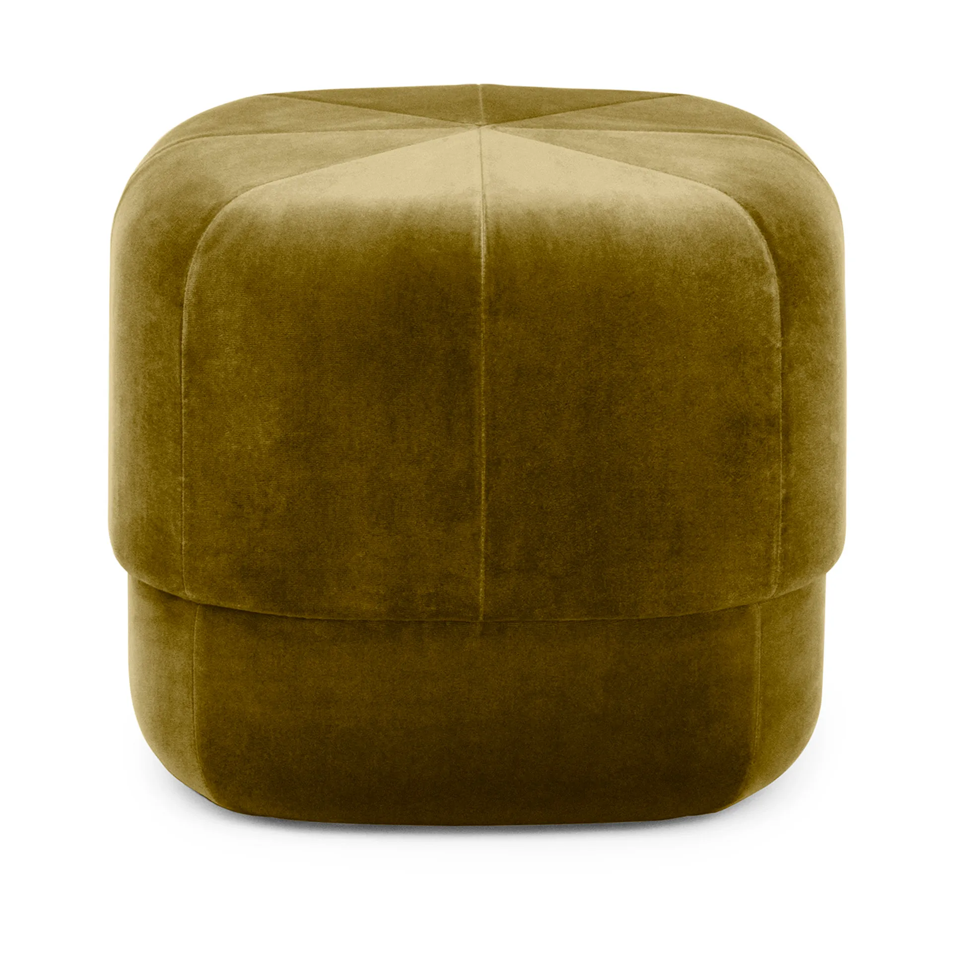 Circus pouffe, Velour moss green, small Normann Copenhagen