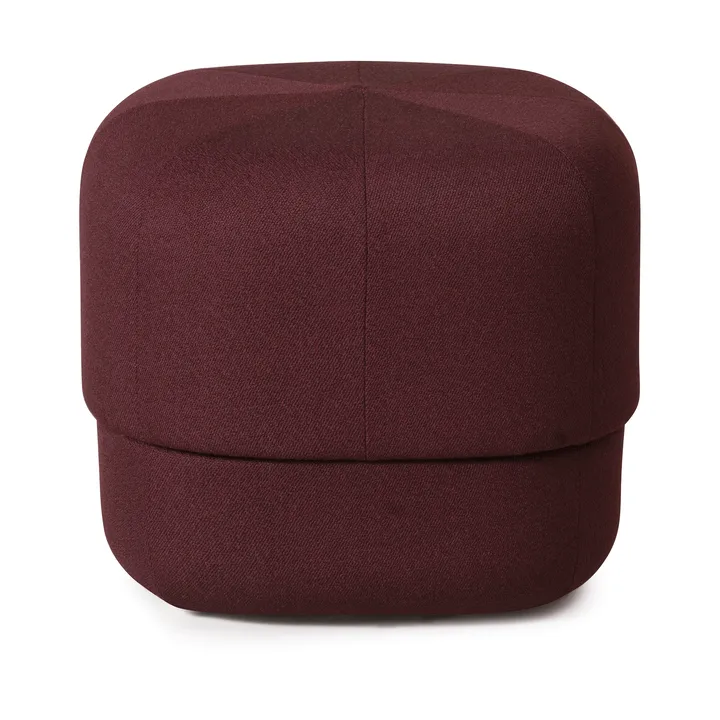 Circus pouffe - Vidar 693 burgundy, small - Normann Copenhagen
