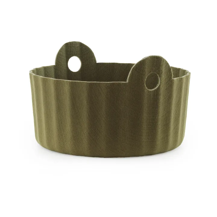 Colu Basket storage basket Ø44 cm - Olive - Normann Copenhagen