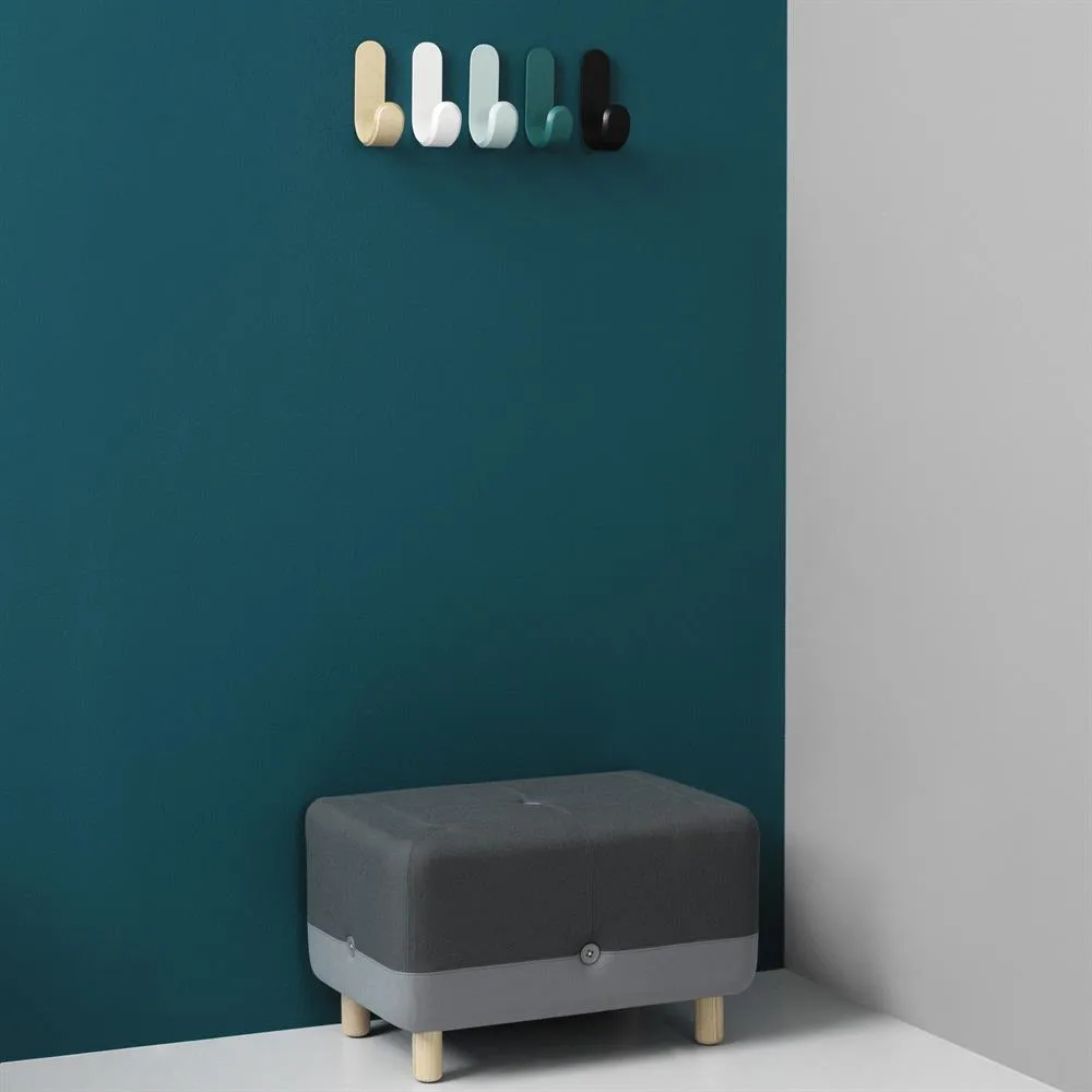 Curve hook, white Normann Copenhagen