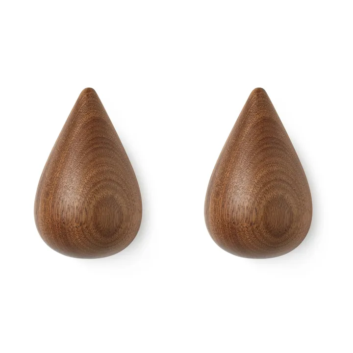 Dropit knob 2-pack walnut - large - Normann Copenhagen
