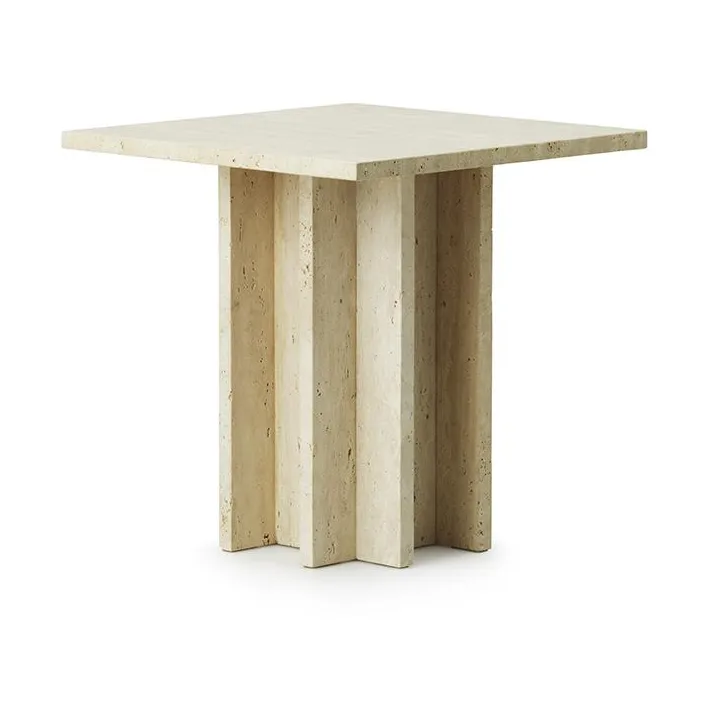 Edge small coffee table - Travertine - Normann Copenhagen