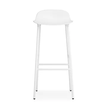 Form barstool metal legs 75 cm - White - Normann Copenhagen