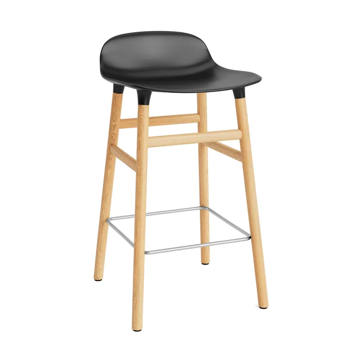 Form barstool oak legs - Black - Normann Copenhagen