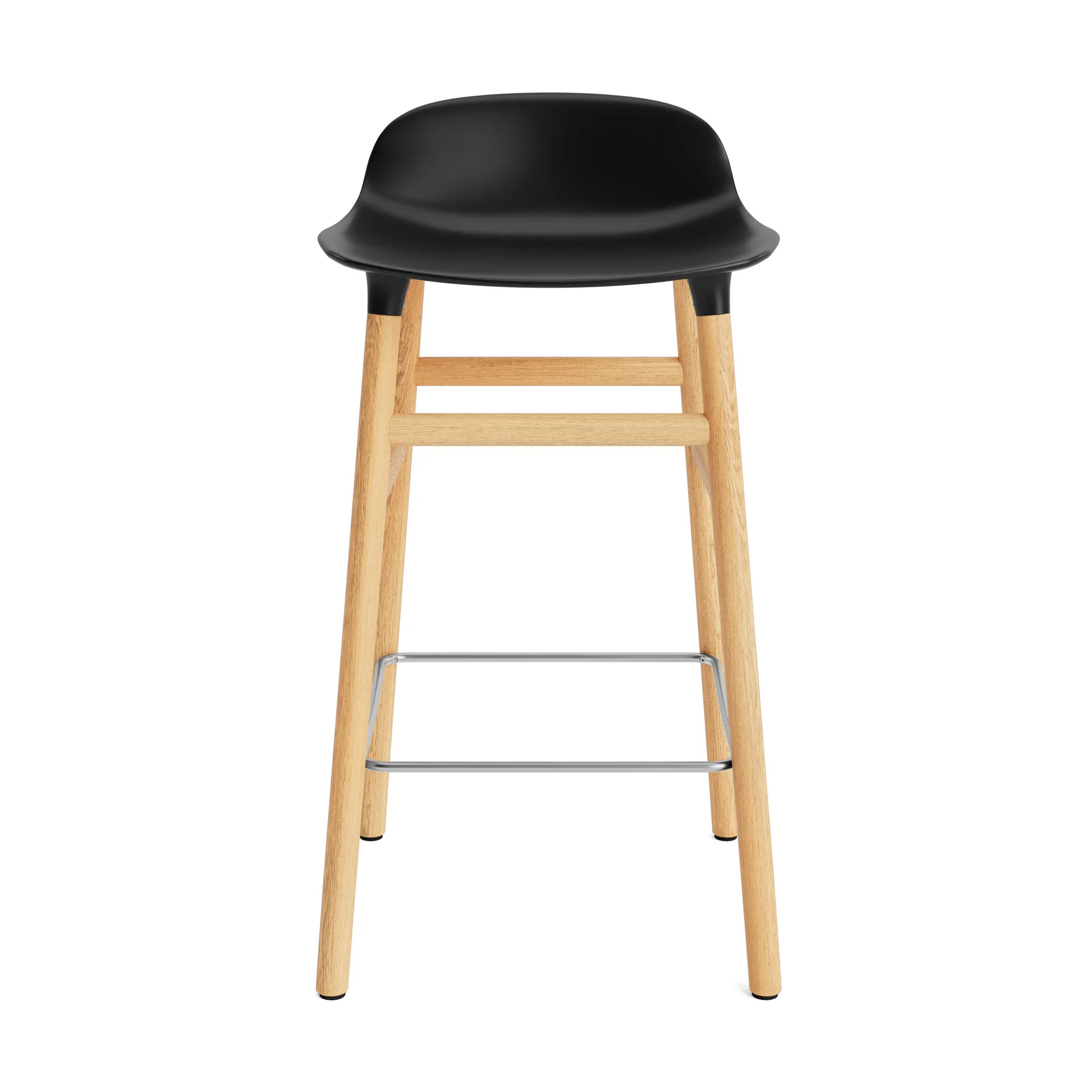 Form barstool oak legs, Black Normann Copenhagen