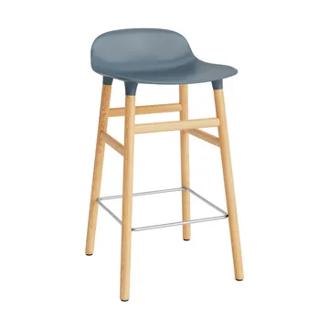 Form barstool oak legs - Blue - Normann Copenhagen