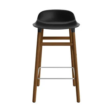 Form barstool walnut legs - Black - Normann Copenhagen