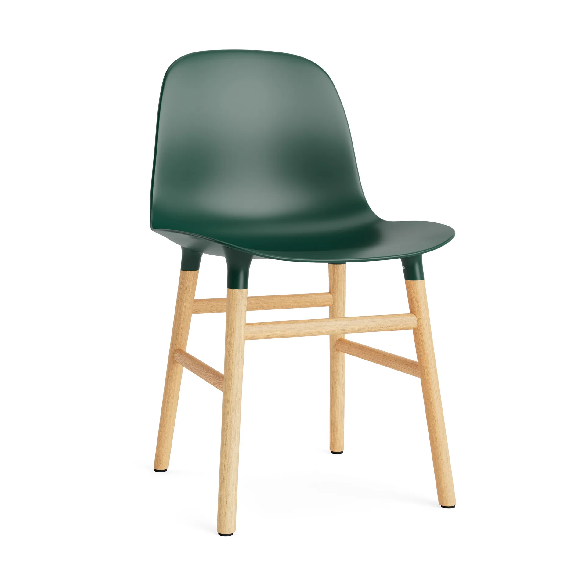 Form Chair, Green, oak legs Normann Copenhagen
