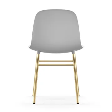 Form chair leg - brass - White - Normann Copenhagen