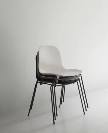 Form Chair stackable chair black legs 2-pack, Black - Normann Copenhagen