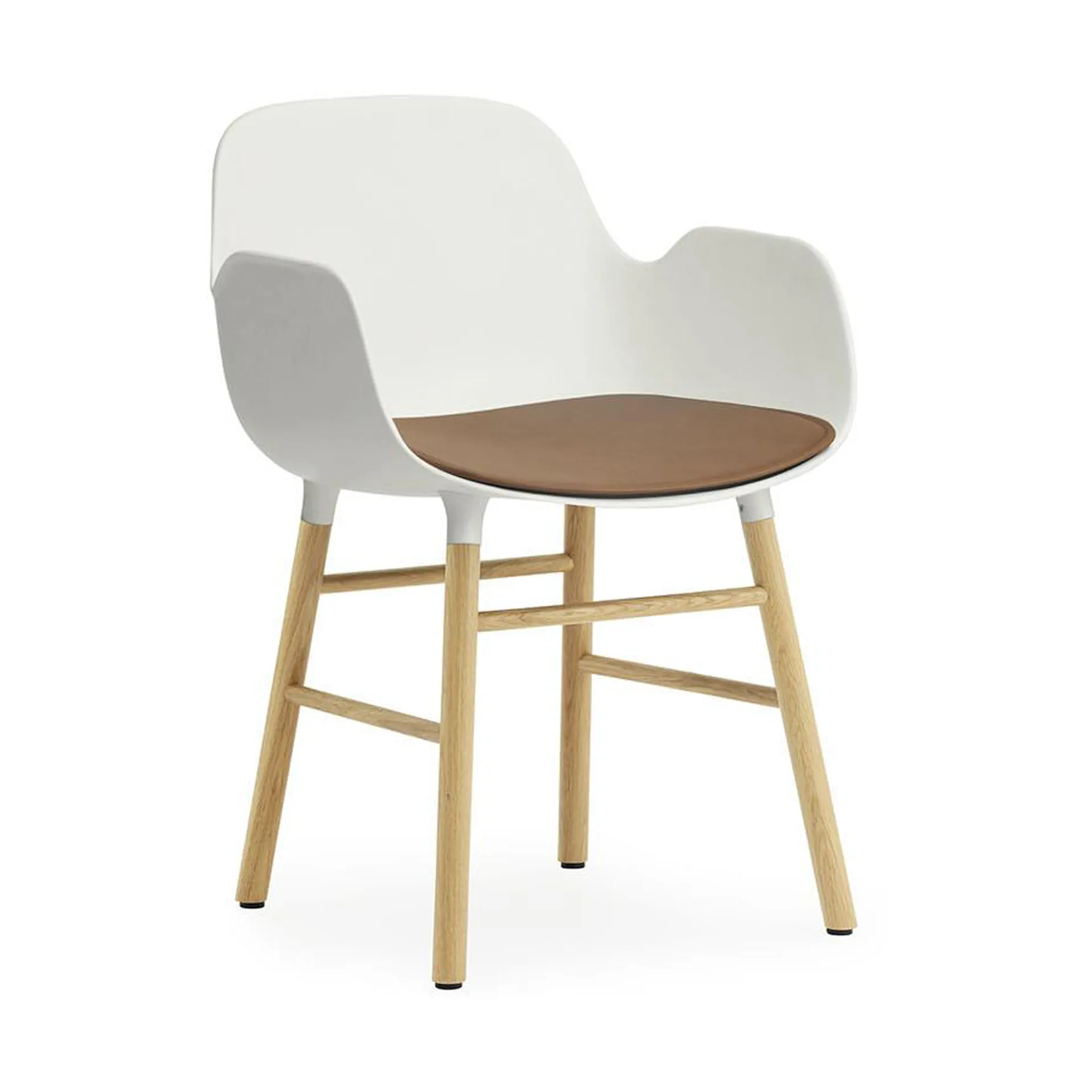 Form seat cushion in ultra leather, Brandy 41574 Normann Copenhagen