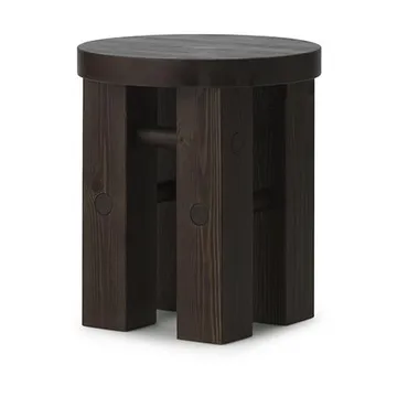 Fyr stool 45 cm - Dark brown - Normann Copenhagen