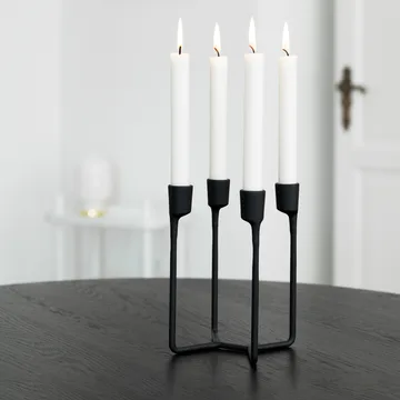 Heima candleholder - black - Normann Copenhagen