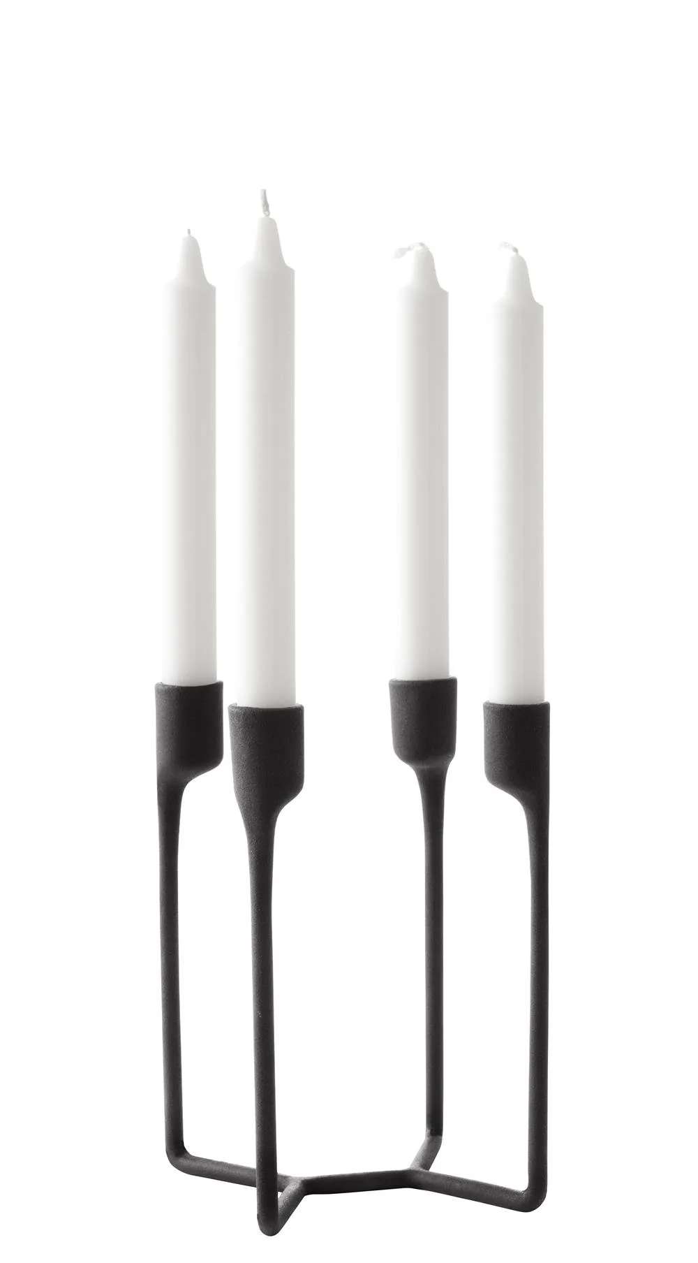 Heima candleholder, black Normann Copenhagen