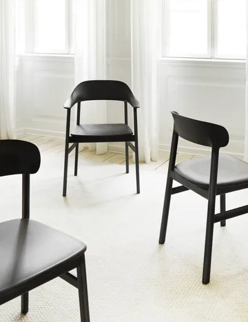 Herit armchair smoked oak - Dusty Green - Normann Copenhagen