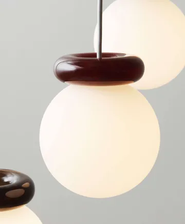 Hinx pendant lamp - Burgundy, Ø15x18 cm - Normann Copenhagen