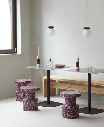 Hinx pendant lamp - Burgundy, Ø15x18 cm - Normann Copenhagen