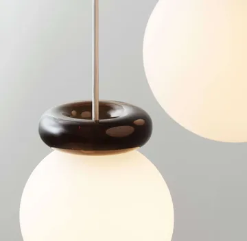 Hinx pendant lamp - Dark brown, Ø15x18 cm - Normann Copenhagen