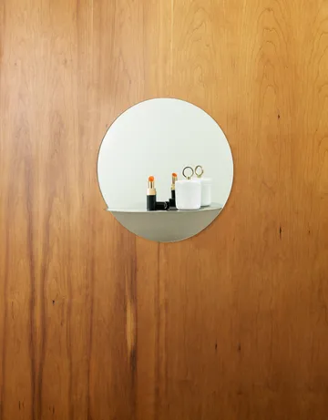 Horizon mirror round - Stainless steel - Normann Copenhagen