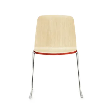 Just chair - Black, black edge, black metal stand - Normann Copenhagen