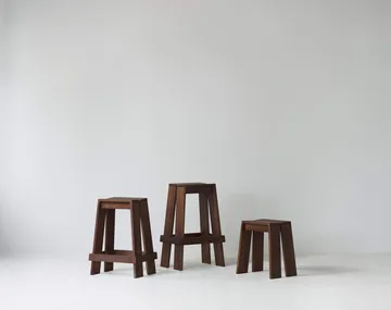 Let bar stool 65 cm - Brown Stained Ash - Normann Copenhagen