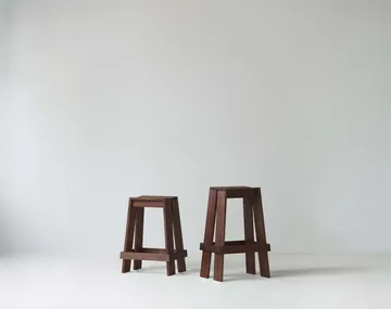 Let bar stool 65 cm - Brown Stained Ash - Normann Copenhagen