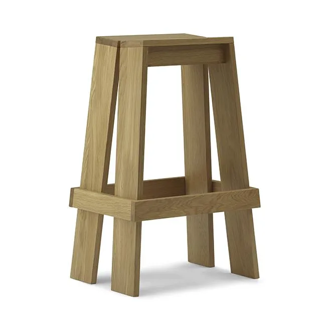 Let bar stool 75 cm, Oak Normann Copenhagen