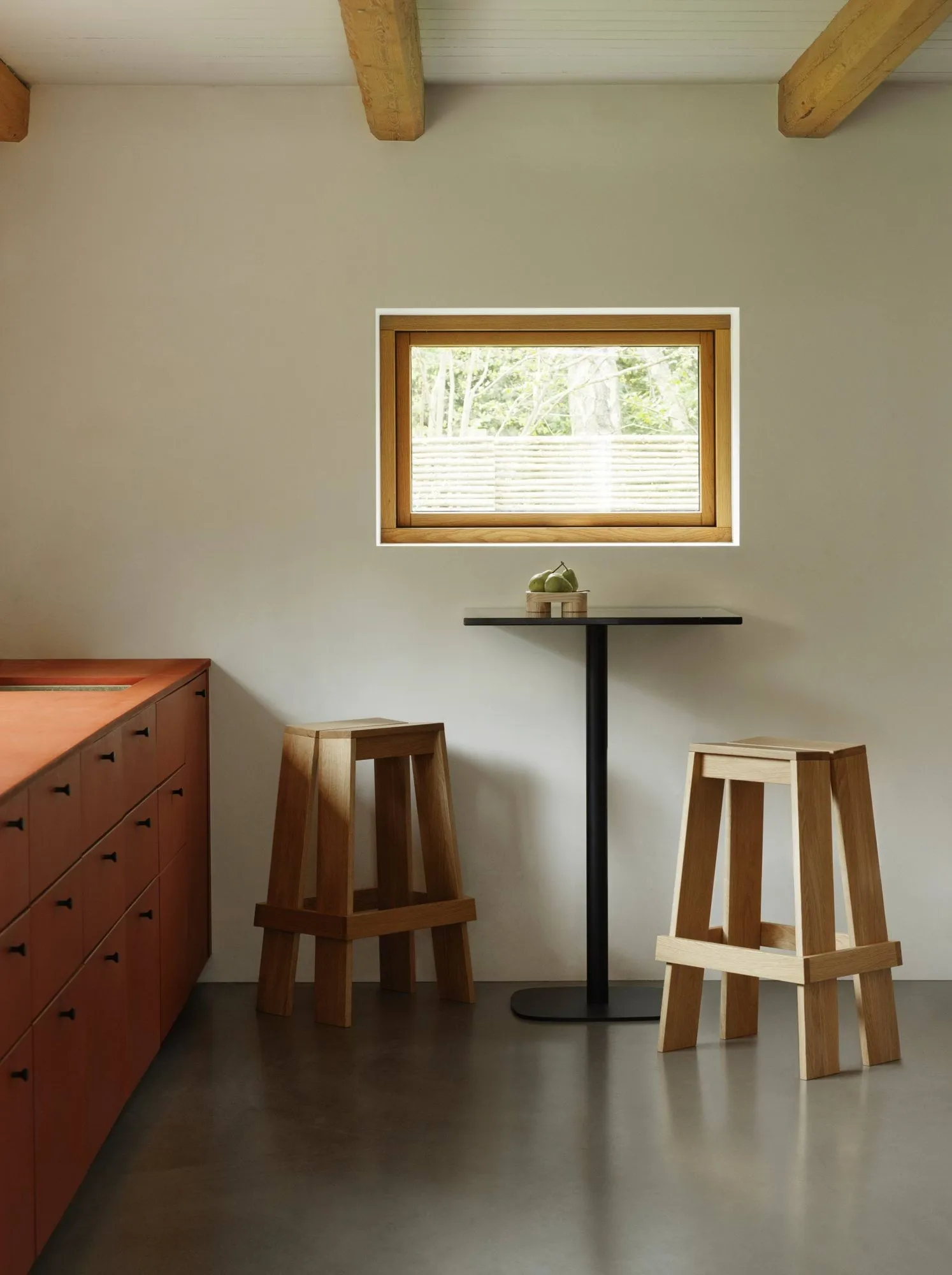Let bar stool 75 cm, Oak Normann Copenhagen