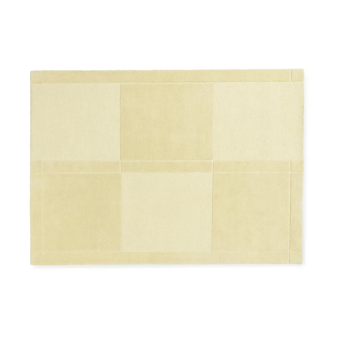 Level wool rug, Light yellow, 170x240 cm Normann Copenhagen