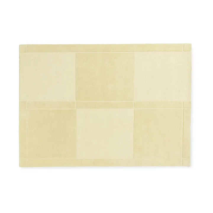 Level wool rug - Light yellow, 170x240 cm - Normann Copenhagen