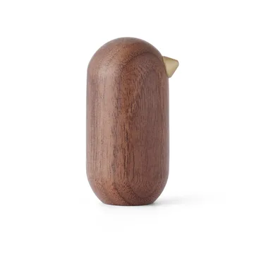 Little Bird figure walnut - 5 cm - Normann Copenhagen