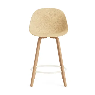 Mat Bar Chair bar stool 65 cm - Hemp-beech-cream steel - Normann Copenhagen