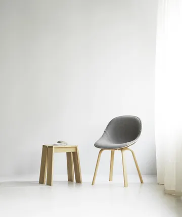 Mat Chair chair front upholstered - Remix 133-seaweed-beech - Normann Copenhagen