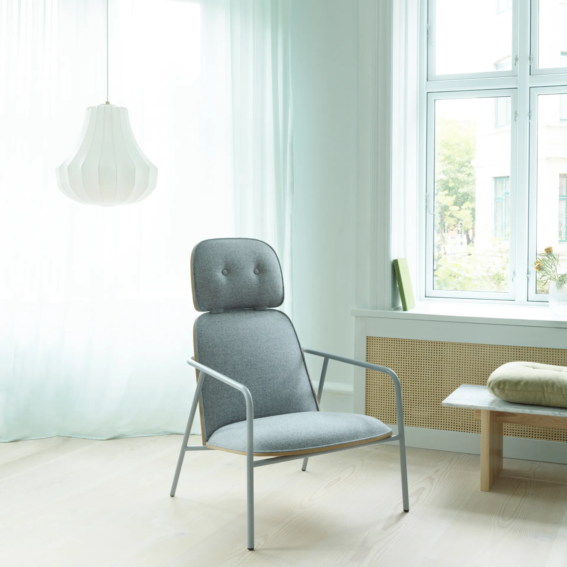 Phantom ceiling lamp small, White Normann Copenhagen