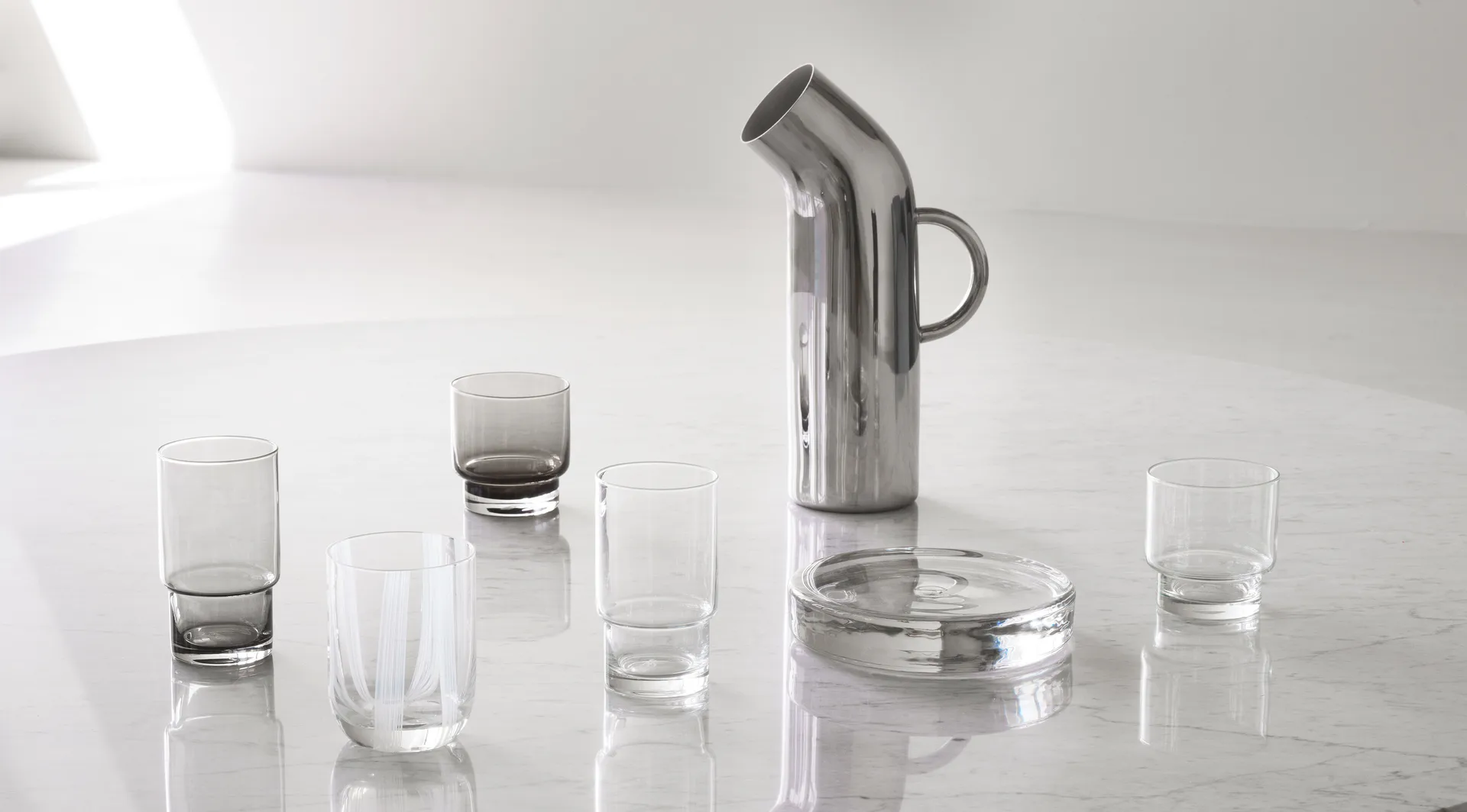 Pipe jug 1.2 l, Stainless steel Normann Copenhagen
