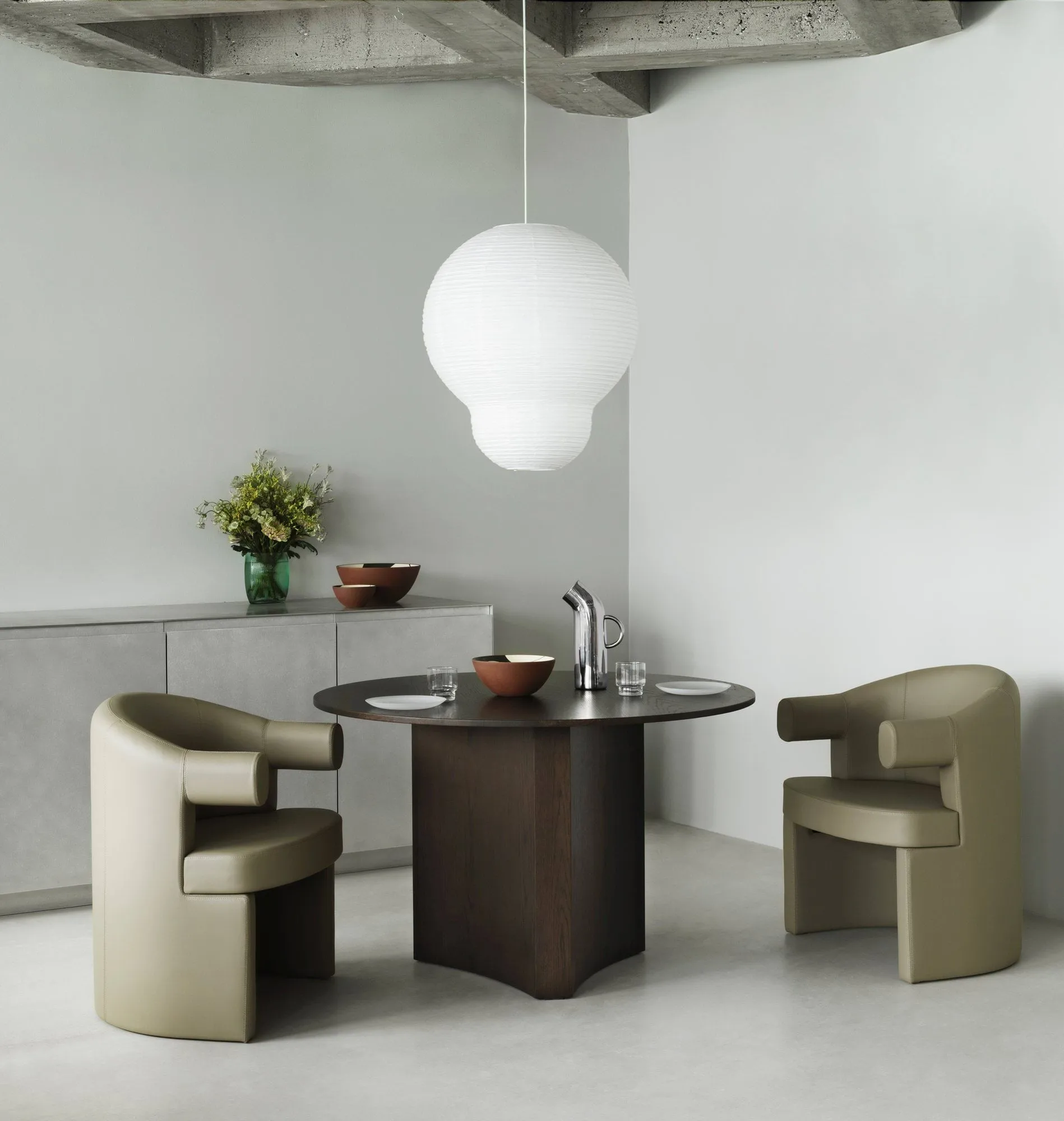 Puff Bulb lampshade 60x75 cm, White Normann Copenhagen
